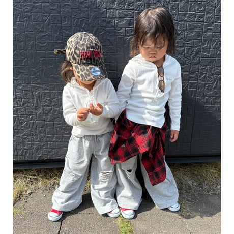 【一部即納】distressed sweat pants