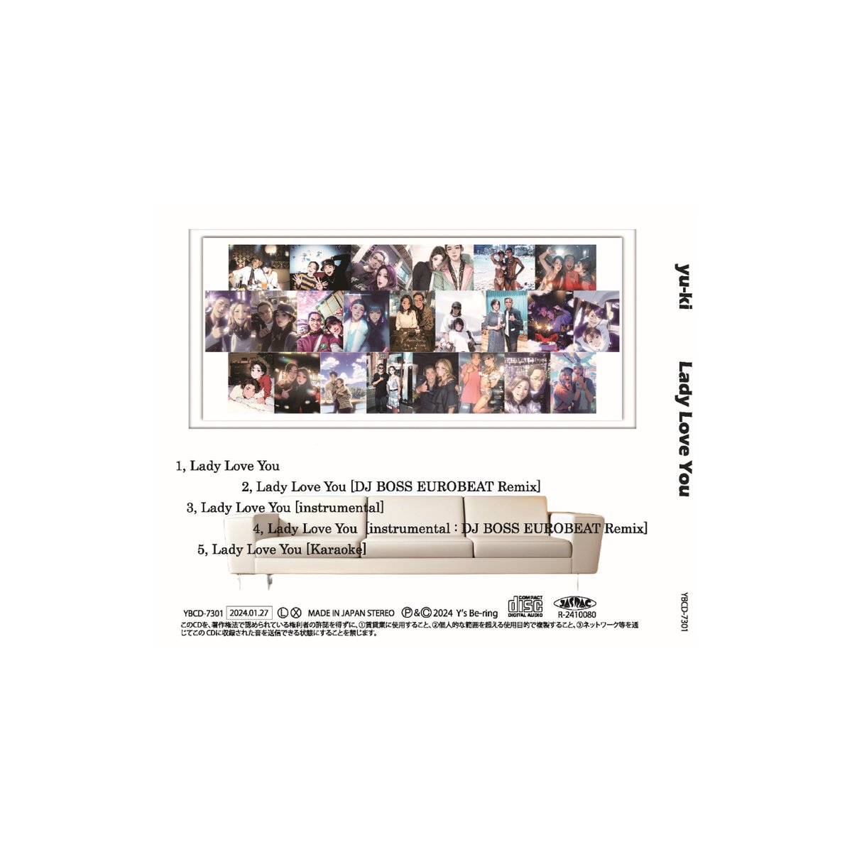 CD) Lady Love You / Yu-ki | Y's-Bering Store