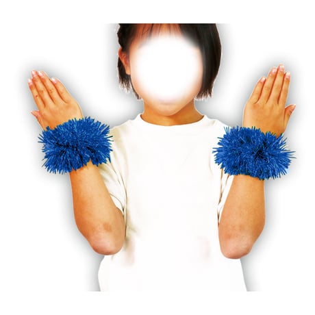 ｷﾗｷﾗﾘｽﾄﾊﾞﾝﾄﾞ2個組 水色
