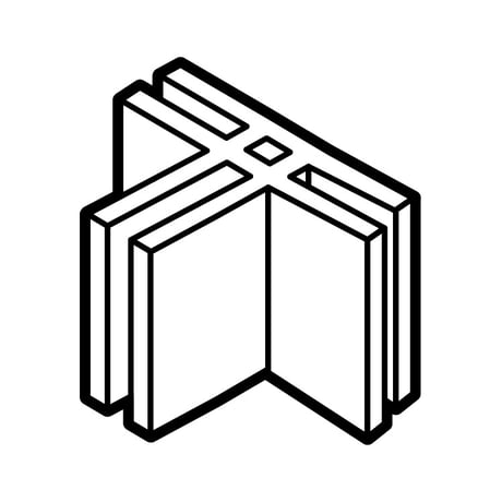 T字型固定ﾊﾟｰﾂ2個組