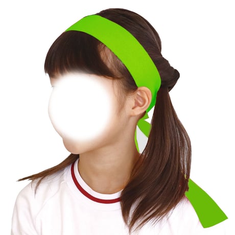 ﾌｨｯﾄはちまき 黄緑 10本組