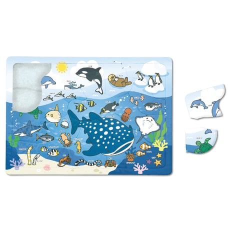 海のいきものﾊﾟｽﾞﾙ