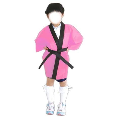 ｶﾗｰ不織布ﾊｯﾋﾟ 子供用 J 桃