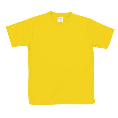ATﾄﾞﾗｲTｼｬﾂ 130cm ｲｴﾛｰ 150gﾎﾟﾘ100%