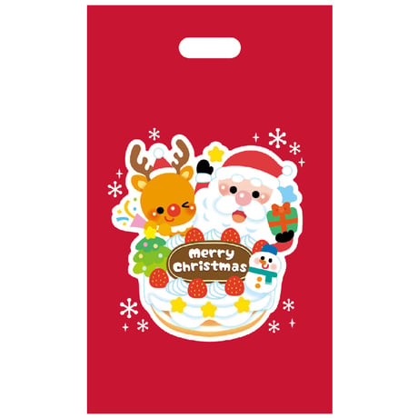 ｸﾘｽﾏｽﾌﾟﾚｾﾞﾝﾄ袋(ﾏﾁ無) 100枚