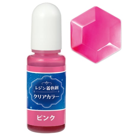 Artecﾚｼﾞﾝ着色剤 透明色 10ml ﾋﾟﾝｸ