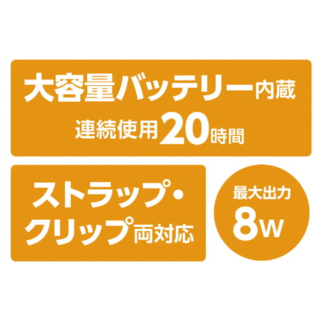 ﾊﾝｽﾞﾌﾘｰ小型拡声器 黒