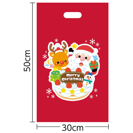ｸﾘｽﾏｽﾌﾟﾚｾﾞﾝﾄ袋(ﾏﾁ無) 100枚