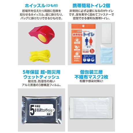 緊急避難ｾｯﾄ20点