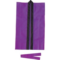 ﾛﾝｸﾞﾊｯﾋﾟ不織布 紫 J/S(ﾊﾁﾏｷ付)