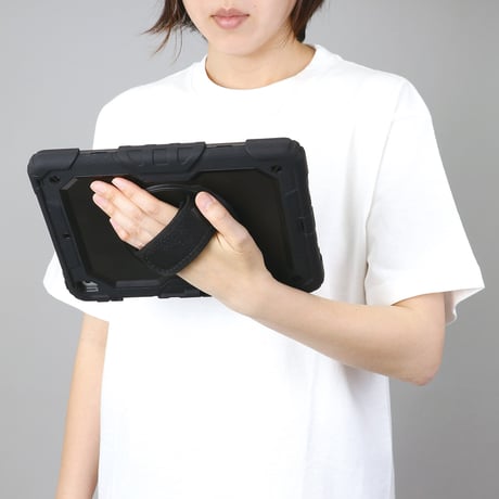 iPad10.9用多機能ｹｰｽ ﾌﾞﾗｯｸ