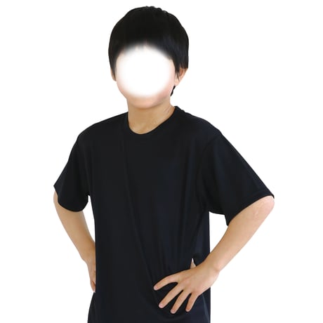 ATﾄﾞﾗｲTｼｬﾂ 150cm ﾌﾞﾙｰ 150gﾎﾟﾘ100%