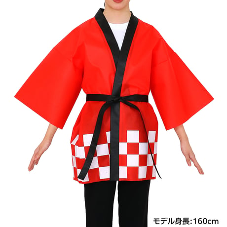 ｶﾗｰ不織布ﾊｯﾋﾟ祭(L) 赤
