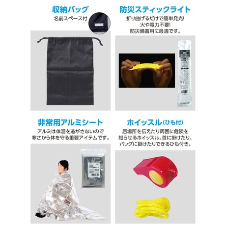 緊急避難ｾｯﾄ12点