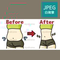 肥満の女性とスリムな女性のウエストのビフォアフター【JPEG】