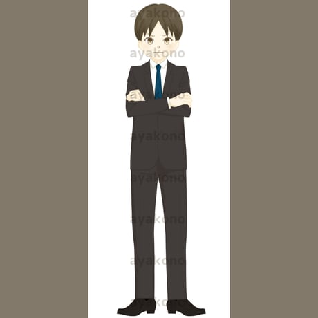 怒っているスーツ姿の男性【JPEG】
