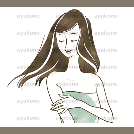 髪がなびいている女性【JPEG】