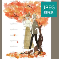 散歩をする2人の女性【JPEG】