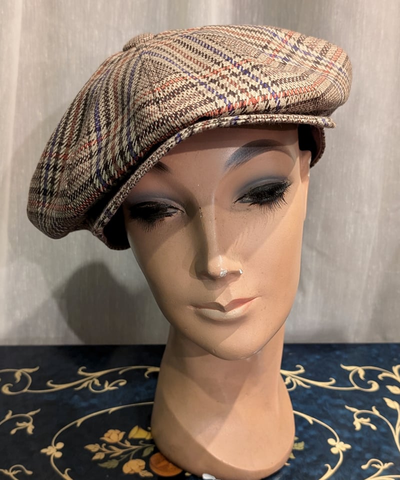 1930～40'sスタイルキャスケット(グレンチェック) HT65 | European Vi