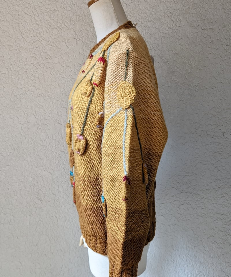 グラデーション木の実 手編みセーター SW14 | European Vintage & An