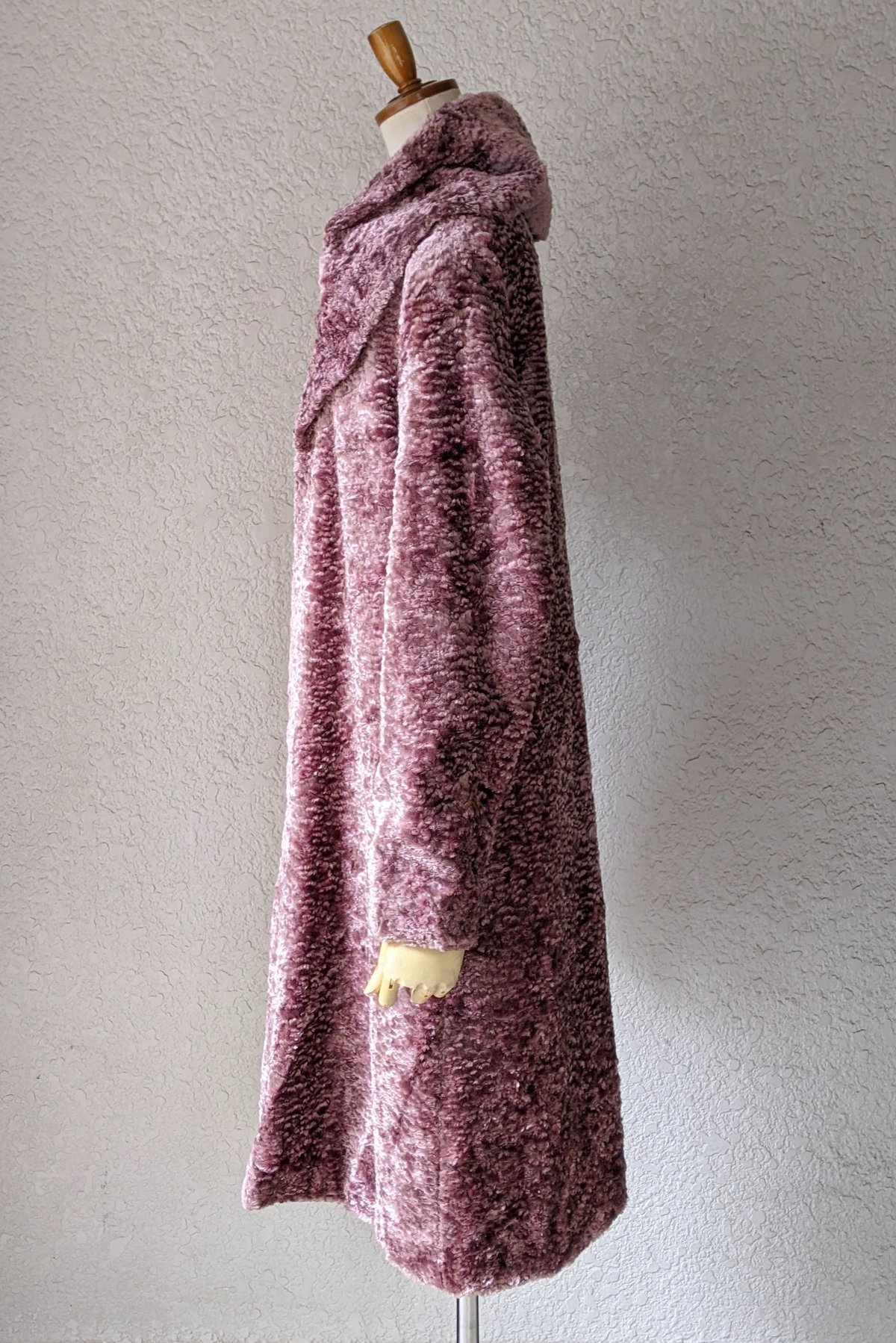 アストラカン風 タック襟アンティークローズコート JK81 | European