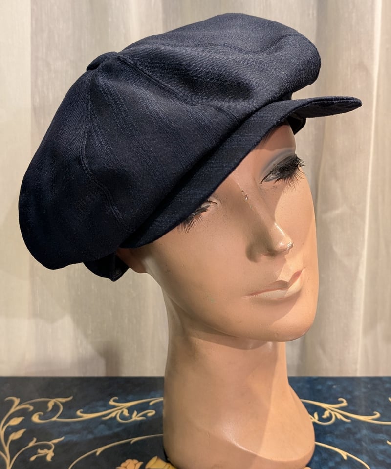 40s Vintage キャスケット ブラウン ウール キャスケット ハット 40s Vintage キャスケット ブラウン ウール キャスケット ハット