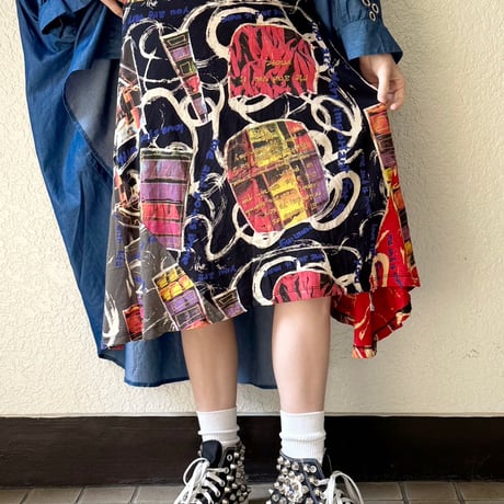 Desigual(デシグアル) アシンメトリースカート　SK56