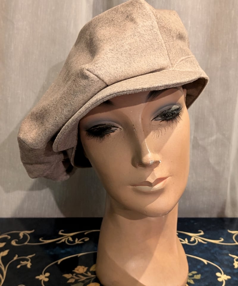 1910～30'sスタイル One-pieceキャスケット(毛足ウール) HT33 | Eur