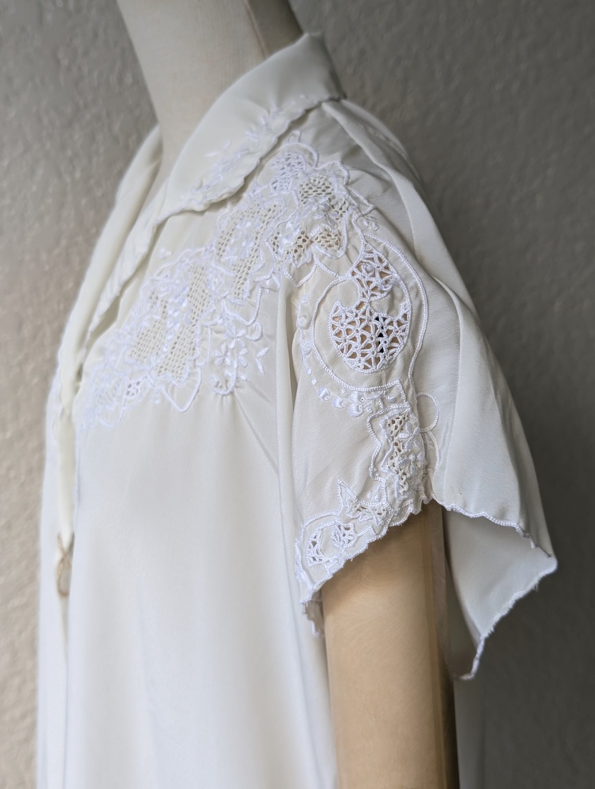 スワトウ刺繍 開襟ブラウス BL41 | European Vintage & Antique