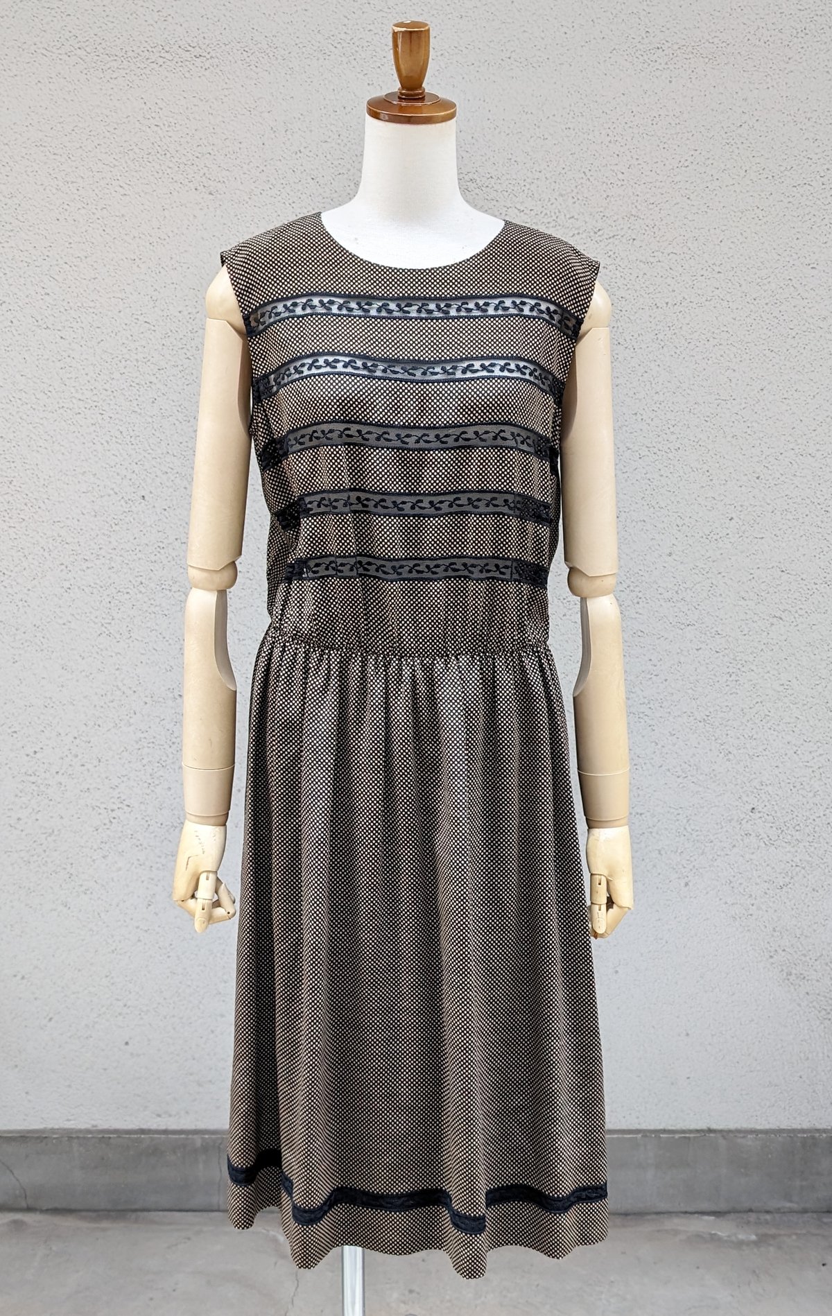 1920'sモガスタイル「Chloe」ブラウス&ワンピースアンサンブル