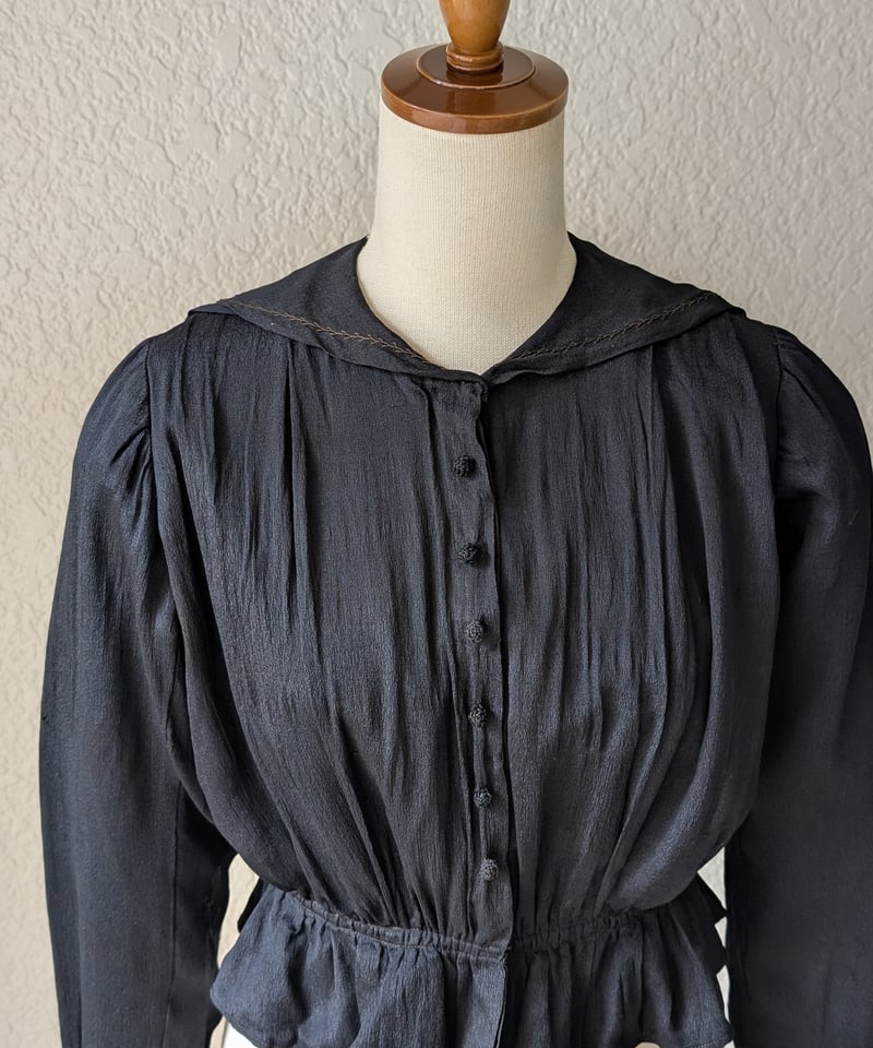 フランスアンティーク　ブラウス　エドワーディアン EdwardianlaceBlouse