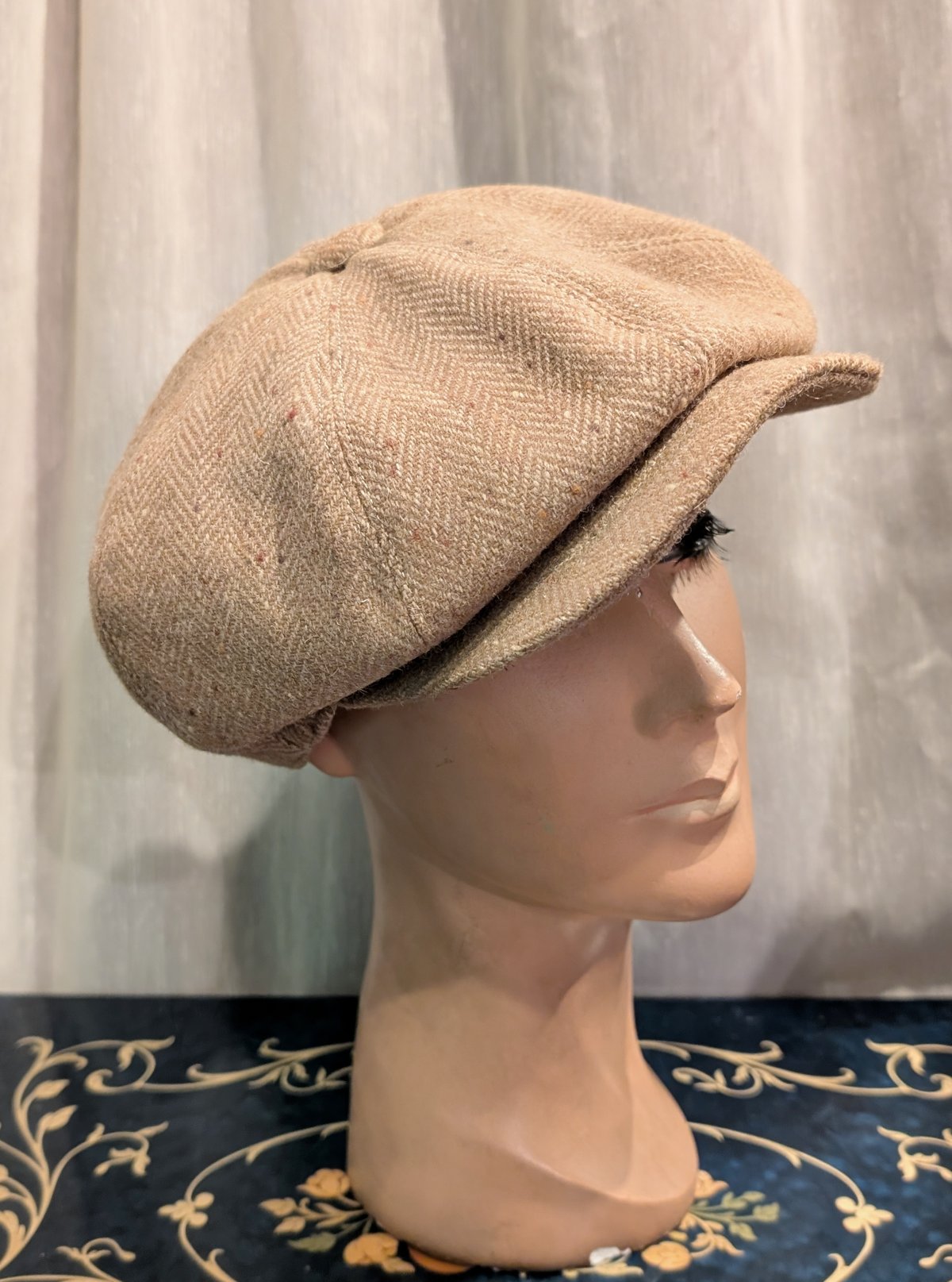 1930～40'sスタイルキャスケット(ネップベージュ) HT36 | European Vi