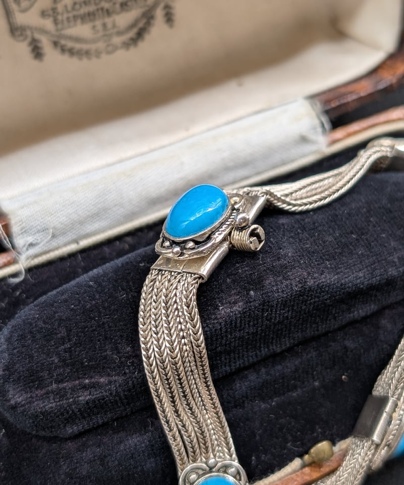 トルコ製 ヴィクトリアンスタイルシルバーブレスレット AS256