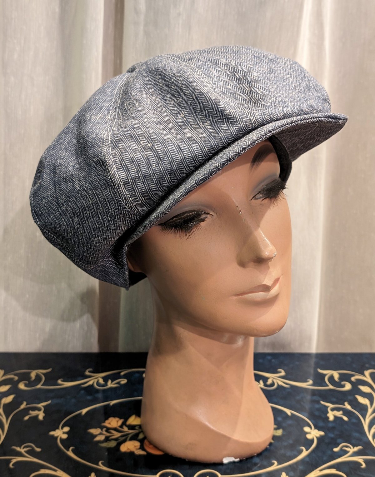 ビッグシルエットキャスケット(ヘリンボーンコットン) HT93 | European