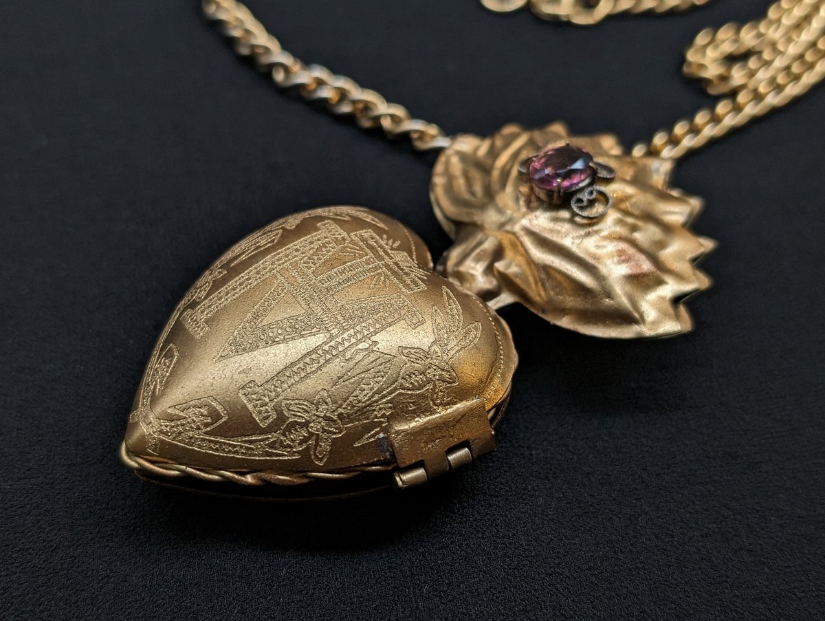 1980's EX VOTE ハートネックレス AS47 | European Vintage