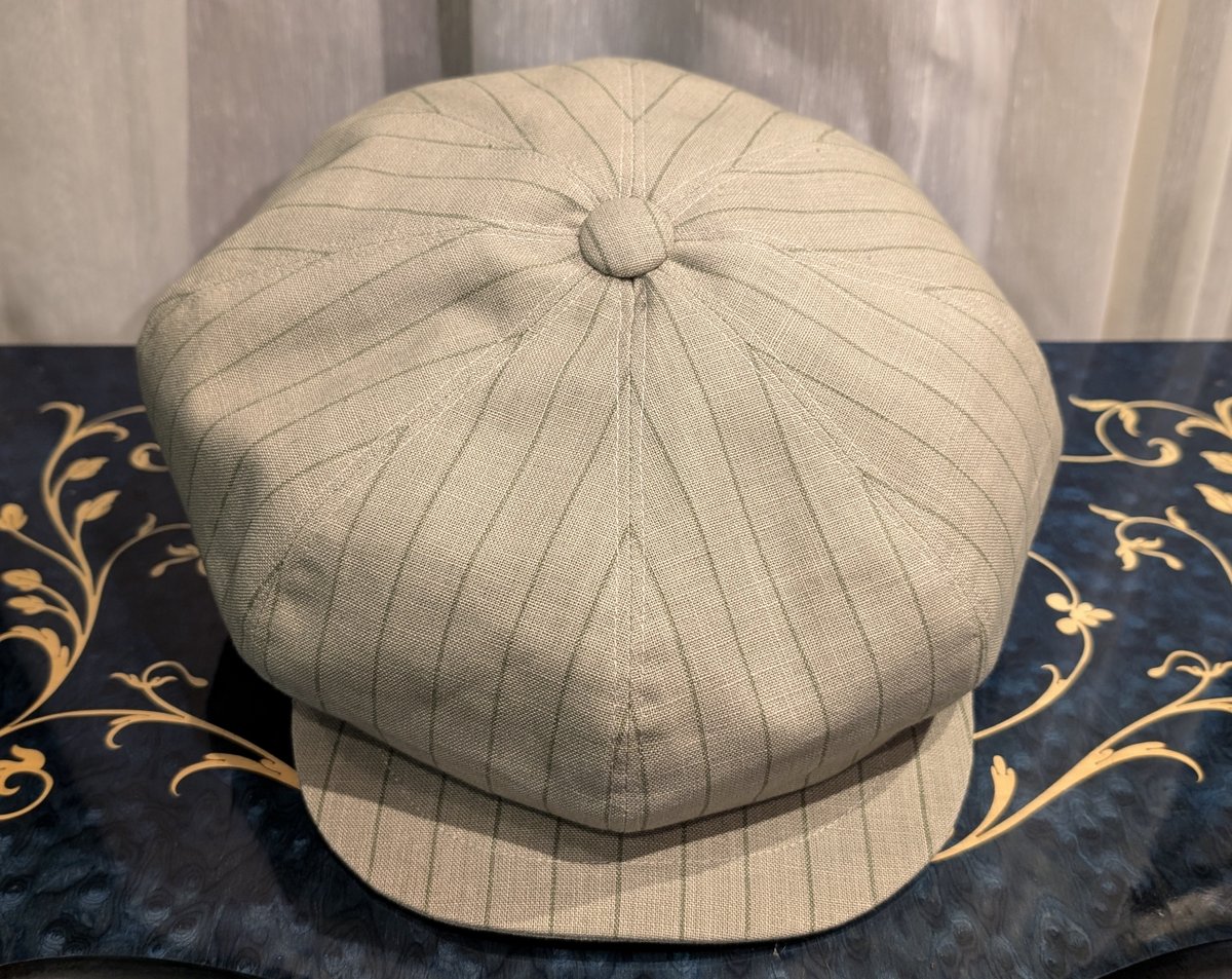 ビッグシルエットキャスケット(綿麻?) HT94 | European Vintage