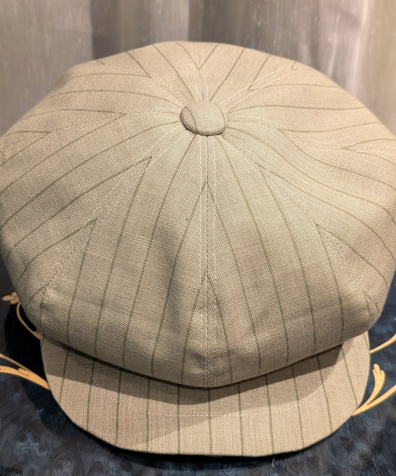 1930～40'sスタイルキャスケット(綿麻?) HT37 | European Vintag