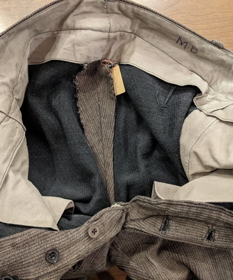 40's50's ピケ　ワークパンツ　35インチ 1930～50's ピケ素材ワークパンツ PT53 | European Vintage &