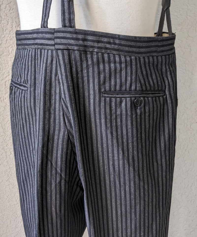 1930～40's モーニング用ストライプトラウザーズ(コールパンツ) PT61