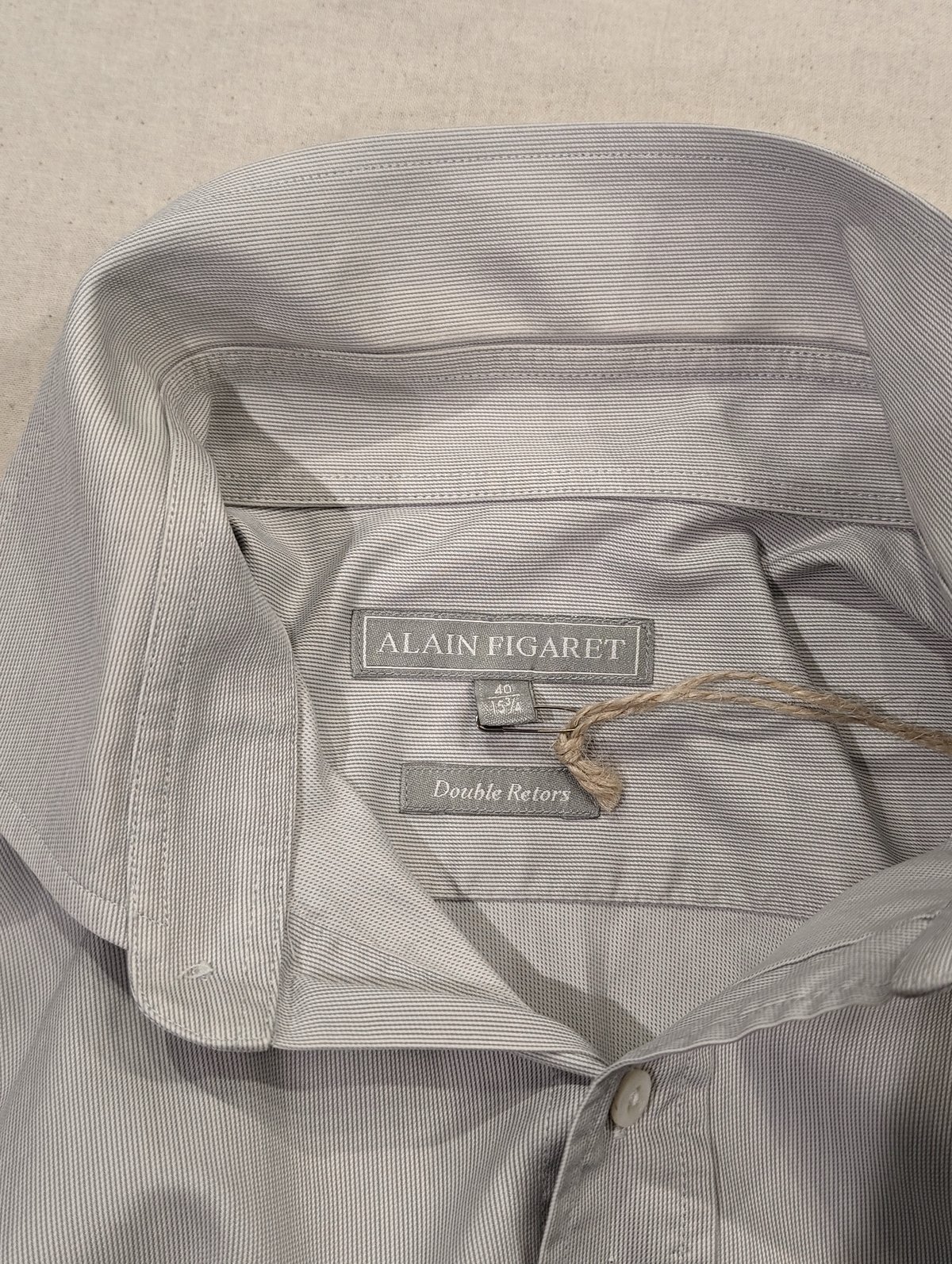 ALAIN FIGARET ダブルカフスドレスシャツ SH41 | European Vint