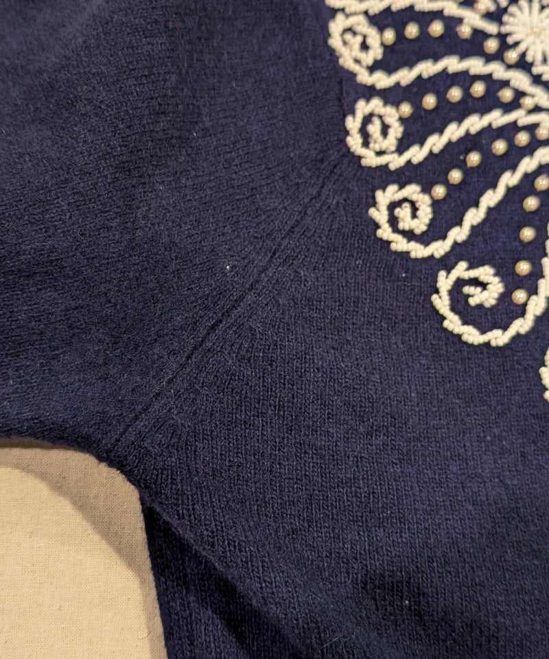 ボタニカル模様ビーズ刺繍 チャイナカーディガン SW06 ボタニカル模様ビーズ刺繍 チャイナカーディガン SW06