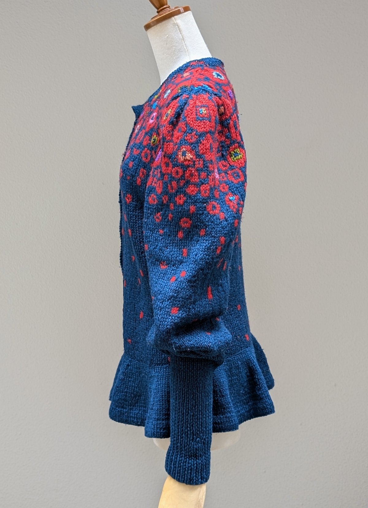 ハンドメンド　カーディガン　モチーフ ハンドメンド カーディガン モチーフ ハンドメンド カーディガン