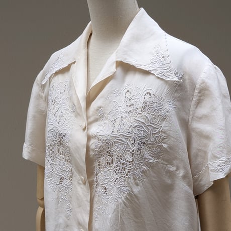 BUNON シルク 刺繍 ブラウス シルクブラウス | STORES