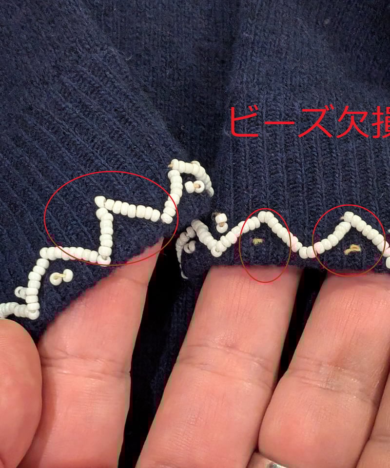 ボタニカル模様ビーズ刺繍 チャイナカーディガン SW06 | European