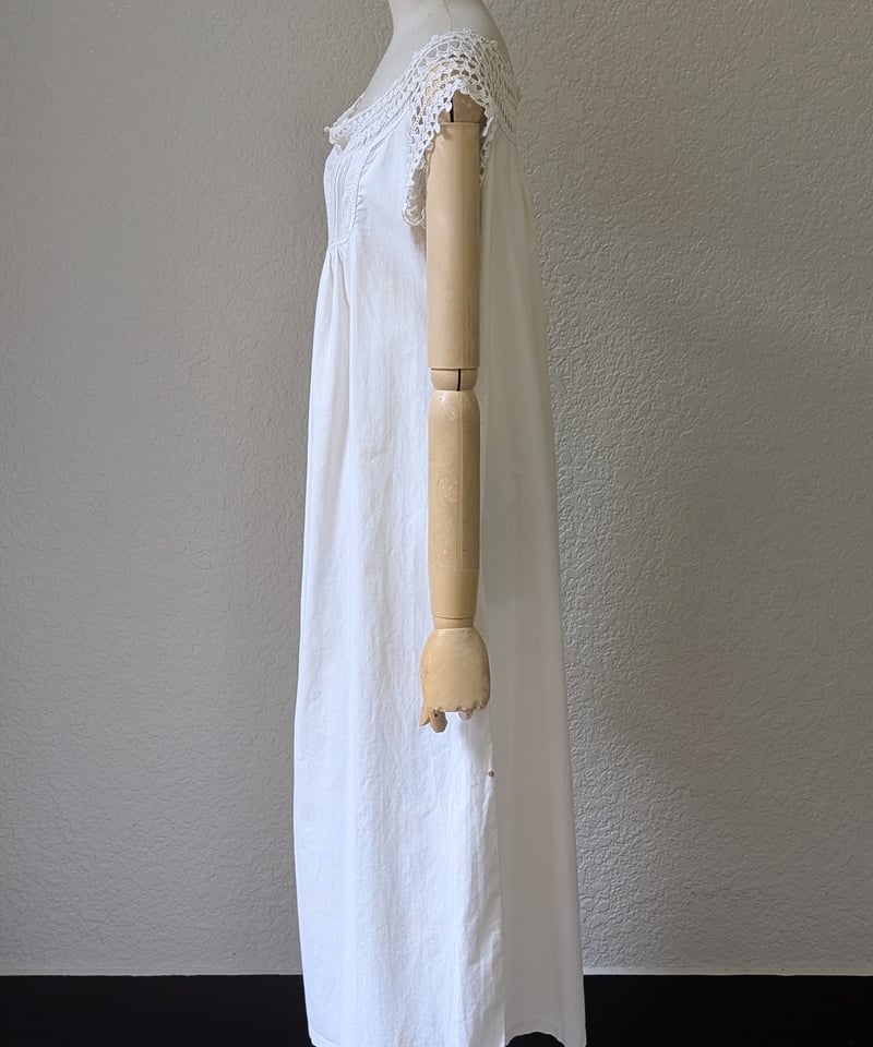 vintage lace レースクロシェ　ワンピース　アンティーク vintage lace レースクロシェ ワンピース アンティーク