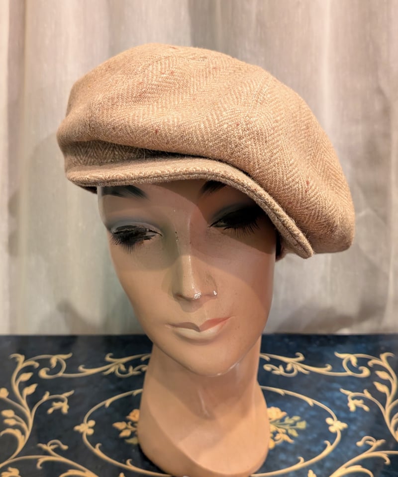 廃盤　レア　KAPITAL ベージュキャスケット 1930～40'sスタイルキャスケット(ネップベージュ) HT36 | European Vi