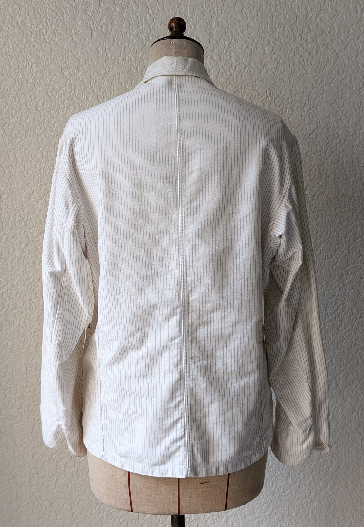 50s オウモリネル　フレンチ　コックジャケット　ダブルブレスト　Vポケット 50s ヴィンテージ フレンチワーク ダブルブレストジャケット V