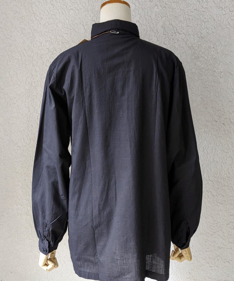 1970's襞胸ドレスシャツ風ブラウス BL120 | European Vintage &