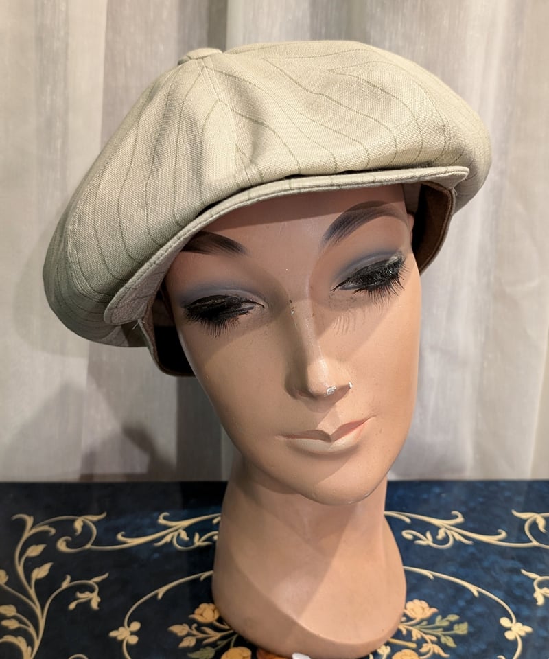 Original John ビッグシルエット キャスケット Original John LEATHER FLAT TOP CAS 大きなシルエットのビッグ