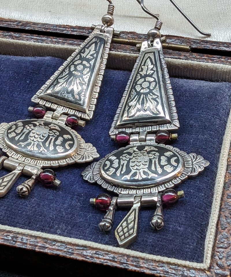 イタリア製ボヘミアンジュエリー シルバーピアス AS147 | European